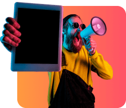 Man shout out loud at a Digital Marketing Agency Virginia